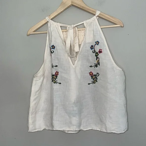 Free People Honey Pie Embroidered Tank - Picture 9 of 13